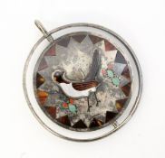 DESIGNER ANHÄNGERSilber. D.6,8cmA DESIGNER PENDANT Silver. Diameter 6.8 cm.