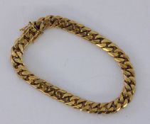 PANZERARMBAND 750/000 Rotgold. L.19cm,