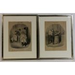 HONORÉ DAUMIER 2 Lithos aus Chari