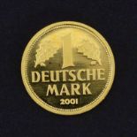 1 DEUTSCHE MARK 2001 "Abschied der