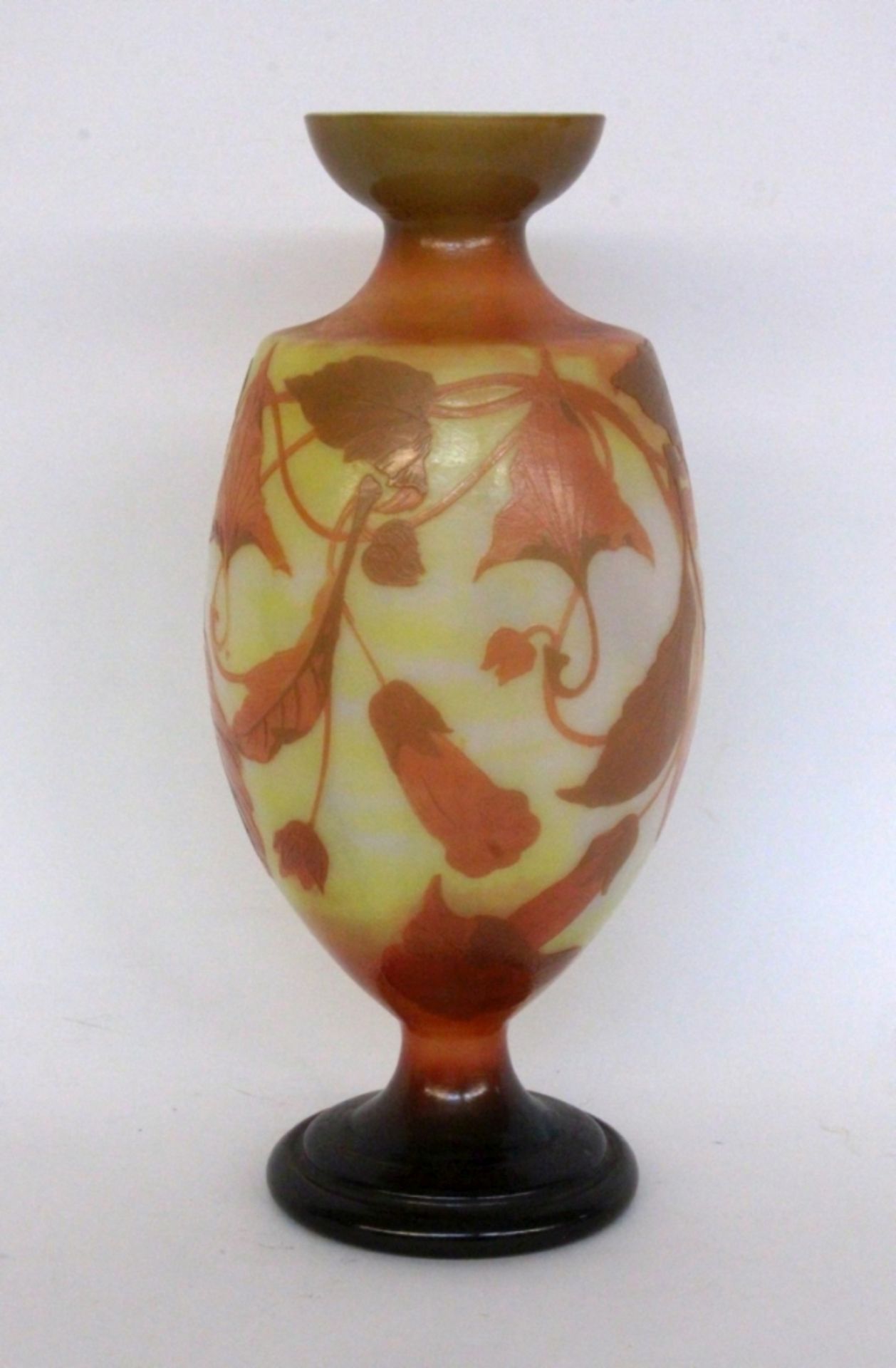 JUGENDSTIL CAMEO-VASE MIT HIBISCUS - Image 2 of 5