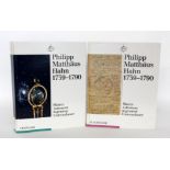 PHILIPP MATTHÄUS HAHN 2 Bücher.