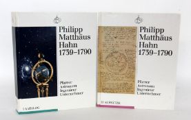 PHILIPP MATTHÄUS HAHN 2 Bücher.