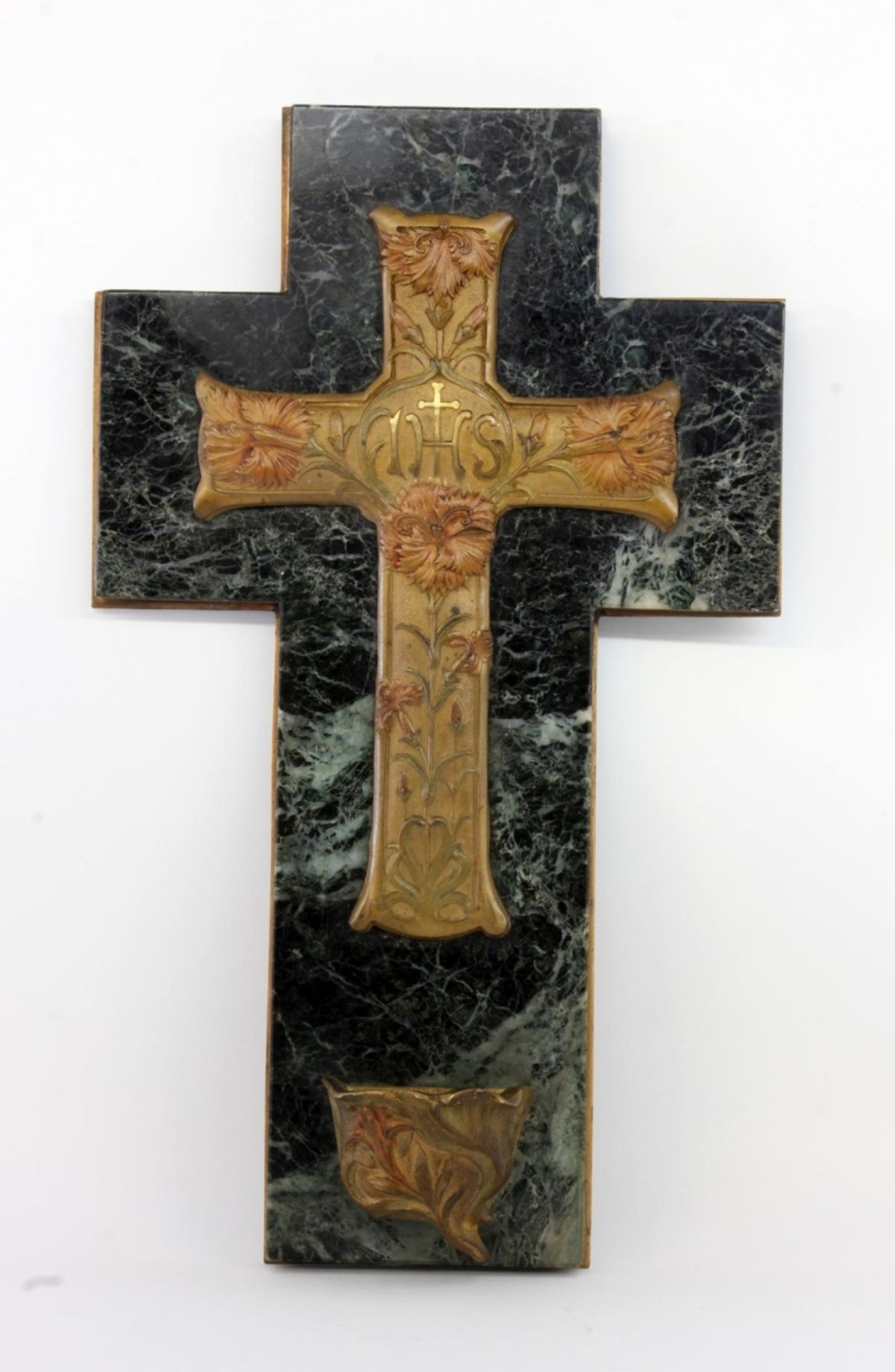 JUGENDSTIL WEIHWASSERKREUZ Frankreich - Bild 2 aus 2