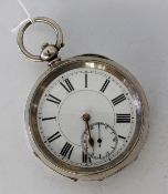 SCHLÜSSELTASCHENUHR Schweiz um 1900