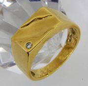 HERRENRING 750/000 Gelbgold mit