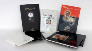 LOT VON 5 BÜCHERN "UHRENLITERATUR" aus