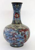 DRACHENVASE China, Qing-Dynastie um