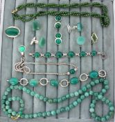 LOT VON 11 TEILEN SILBERSCHMUCK mit