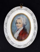 MINIATUR Wolfgang Amadeus Mozart.
