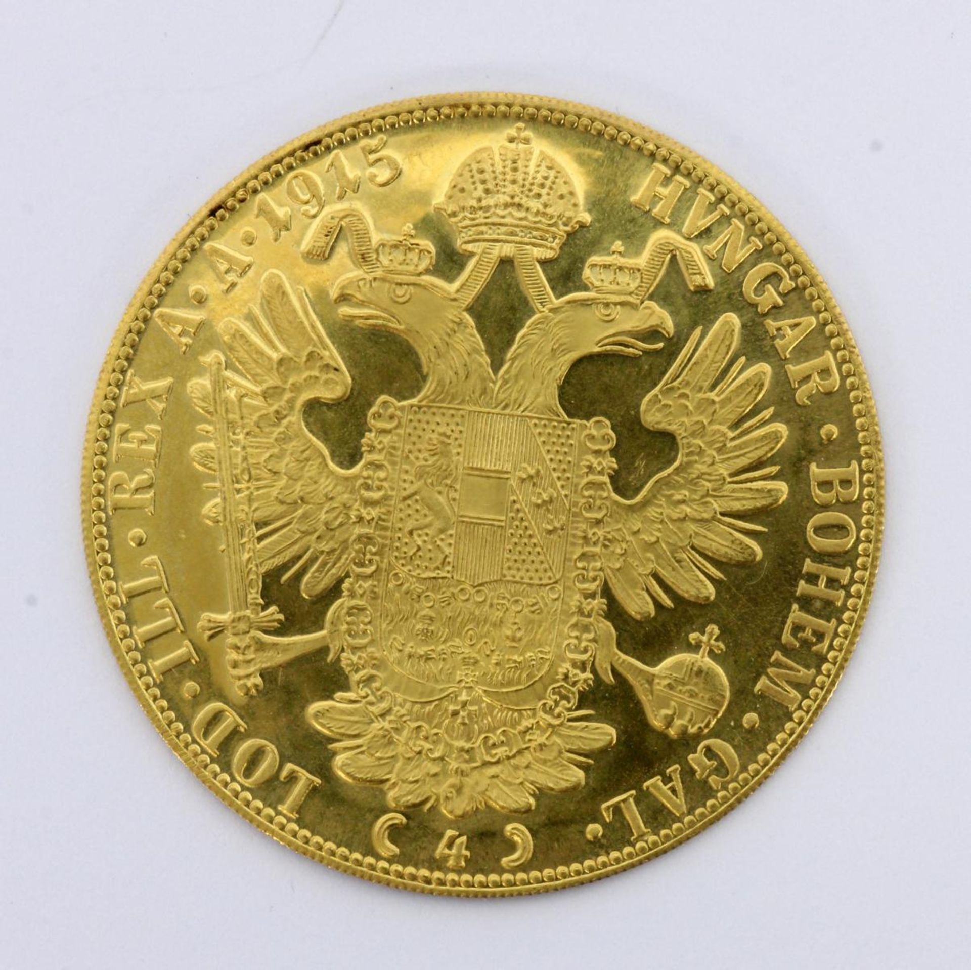 4 DUKATEN GOLDMÜNZE Kaiser Franz Josef - Bild 2 aus 2