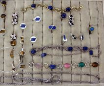 LOT VON 22 TEILEN SILBERSCHMUCK mit