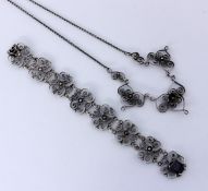 ZWEI TEILE TRACHTENSCHMUCK Collier,