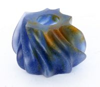 PÂTE DE VERRE ZIERVASE Blau-orange