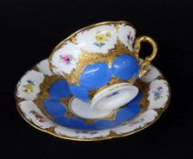 ZIERTASSE MIT U-TELLER Meissen 1924 -