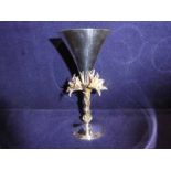 An Elizabeth II silver and silver gilt limited edition Commemorative Goblet, London 1977, by