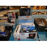 Five new Electronic items inc Epson Picture Maker, Bush 10' DVD Player, Canon Printer etc