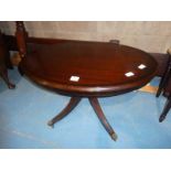 Oval Coffee Table on paw feet