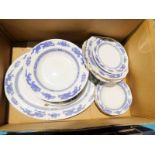 Box of Cauldon Yuan Tableware