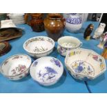 Portmeirion Fruit Bowl and Chamber Pot and 3 other Fruit Bowls inc Masons