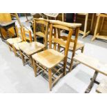 Set of four Chapel Chairs