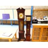 Two Reproduction long case Clocks