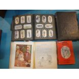 Two early 20thC Albums of Wills and Players Cigarette Cards and two Children's Books