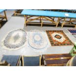 3 Assorted small Hearth Rugs