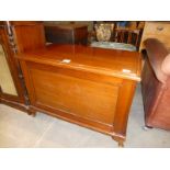 A Mahogany Blanket Box