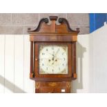 Adams of Middlewich, late 18th/early 19th century mahogany and oak Longcase Clock, 14' square