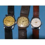 3 Vintage Watches by Bentima, Ackro and Aviation (All require attention)