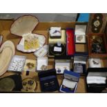 Tray of Costume Jewellery, Lighters, Compacts etc