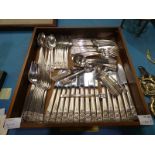 Community Plate Cutlery, 86 pieces, now discontinued, Hampton Court pattern
