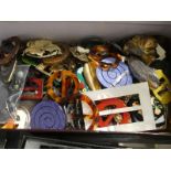 A collection of 100 plus items of Buckles and Costume Jewellery