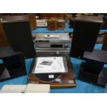 Technics CD player, Amp and Tuner, pair of Celestion Speakers and Stands and Dual CS5000 Record Deck