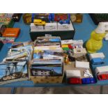 Mixed collectables inc Model Vehicles, Post Cards etc