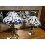 Two Tiffany style Table Lamps