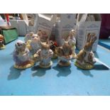 Seven Royal Albert Beatrix Potter Figures - boxed