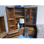 A G Plan teak 3 piece Corner Display Unit