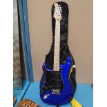 A Westfield Super 500 Electric Guitar and soft Case