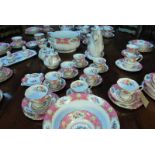 Royal Albert 'Lady Carlisle' Bone China part Dinner and part Tea Service including Coffee Set X 6