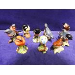 Ten Beswick pottery model British Birds