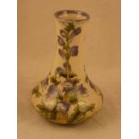 A Cobridge sprinkler vase in the Blue Acanthus pattern, marked BL and SJ to the base dated '01, 18