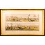 Henry Thomas Alken (1784 - 1851) four 19th century hand coloured hunting scenes from a six scene