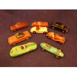 A collection of play worn vintage die-cast Dinky Toys Vehicles to include BRM Formula 1 Grand