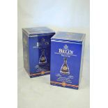Two boxed Bells Jubilee Whisky Decanters