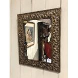 Brass Mirror with shell border