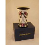 A Moorcroft Pottery trumpet vase shape 158/6 in the Talwin pattern by Nicola Slaney after Talwin