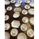 An extensive Spode Nottingham pattern part Dinner and Tea Service