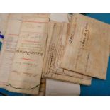 Approximately twenty 19th Century and early 20th Century indentures